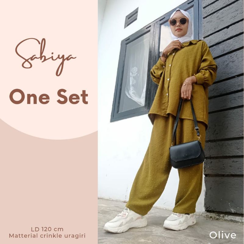 Sabiya Oneset Uragiri//oneset dewasa bahan crinkle uragiri//oneset jumbo
