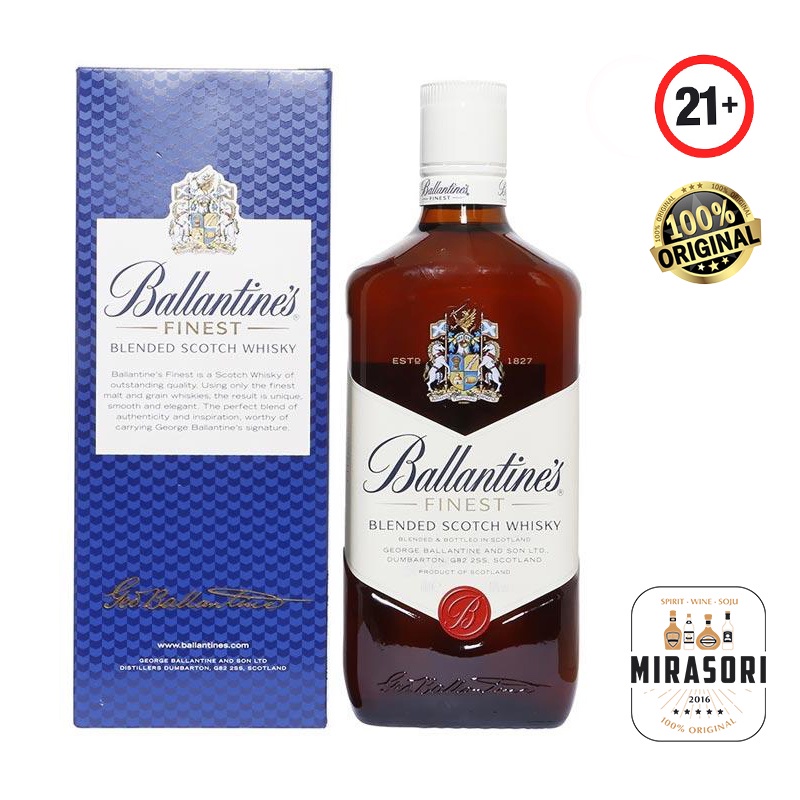 Jual Ballantines Finest Blended Scotch Whisky Original Ballantine's ...