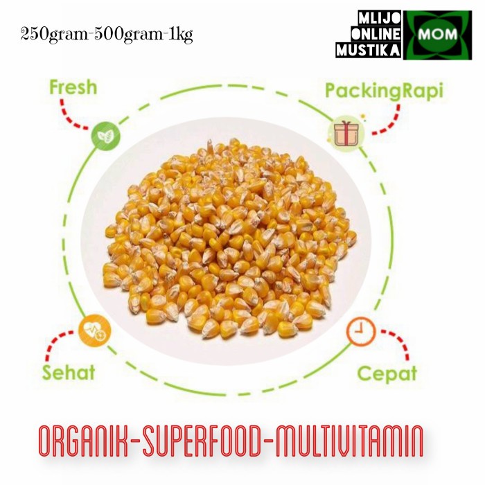 

JAGUNG PIPIL KERING 1KG SORTASI MAKSIMAL / LOKAL / INDONESIA SITUBONDO