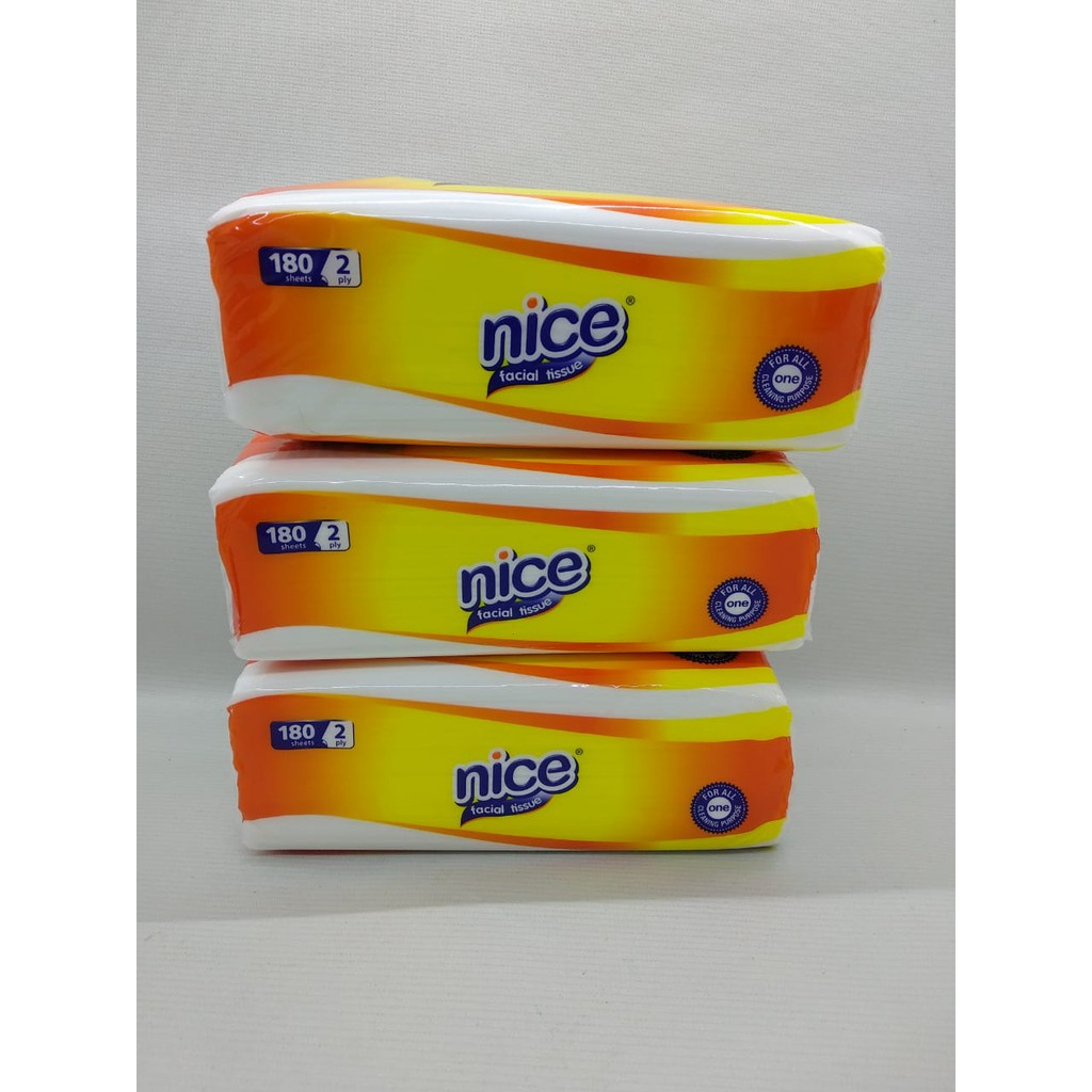 Tissue wajah NICE/Tissue NICE / Facial tissue NICE  2ply 180 sheets-5