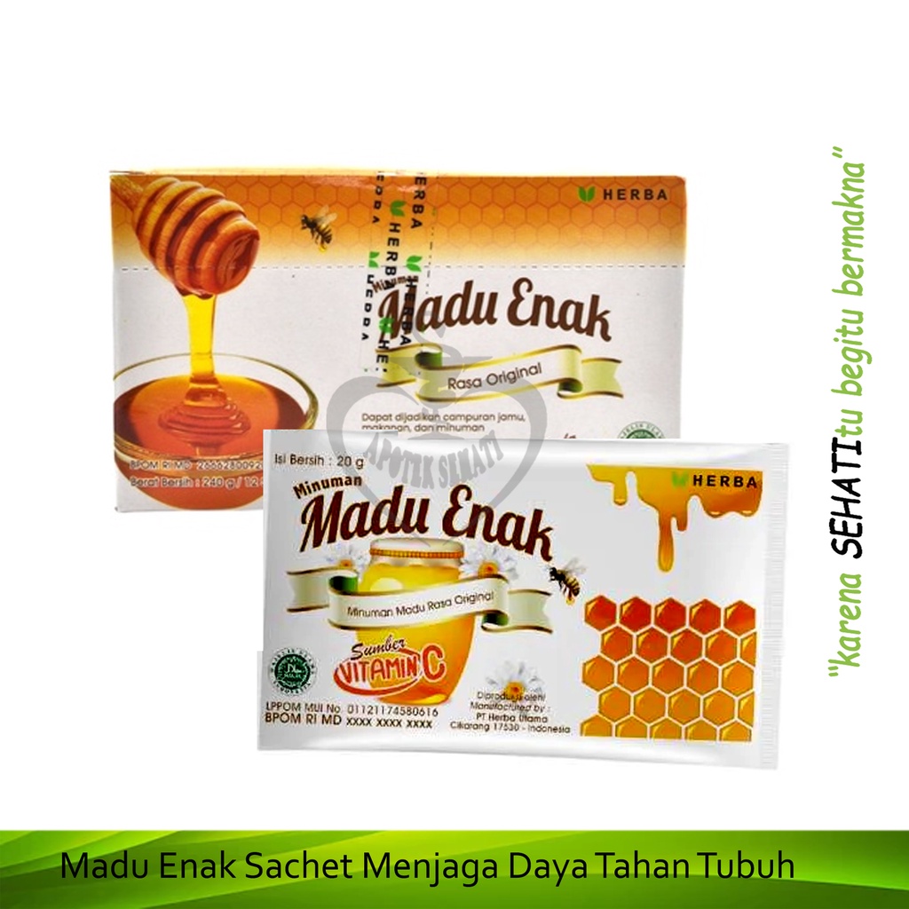 Madu Enak Herba Sachet Menjaga Daya Tahan Tubuh