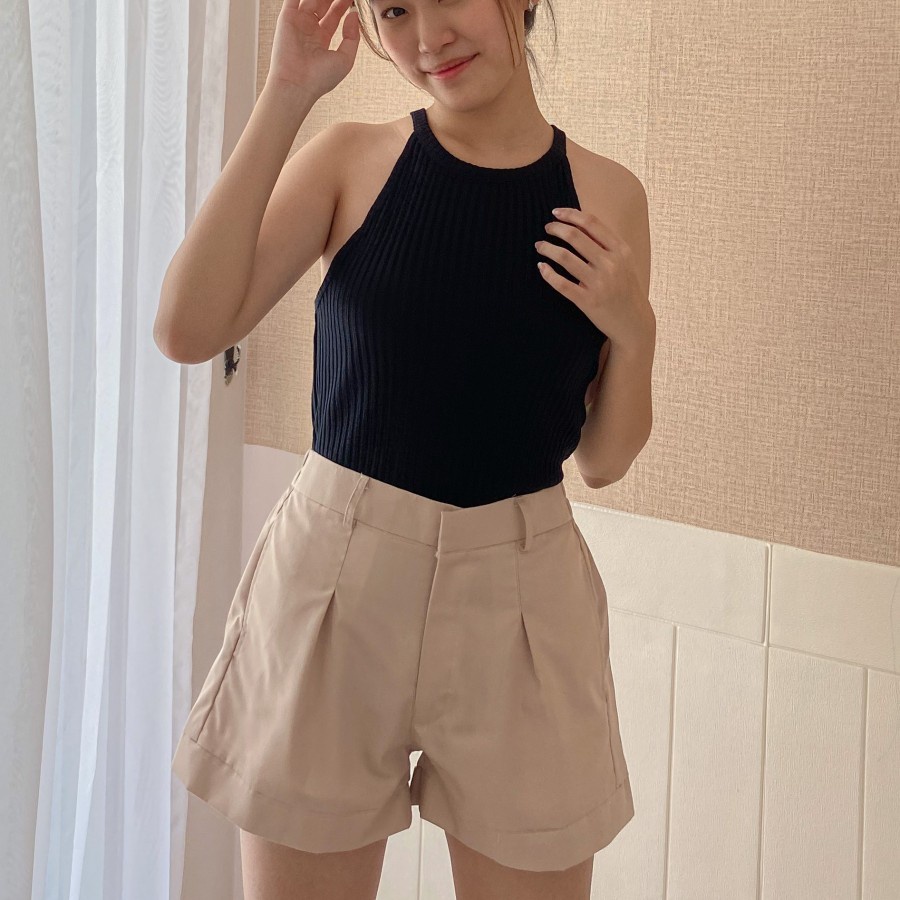 Belinda Short Pants Celana Pendek Wanita Premium Korea Style Highwaist - Big Plaza