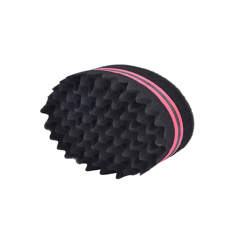 {LUCKID}Wave Barber Hair Brush Sponge For Dreads Afro Locs Twist Curl Coil Magic Tool