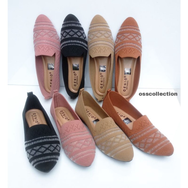 Flatshoes Rajut Import Genio By Oss Collection