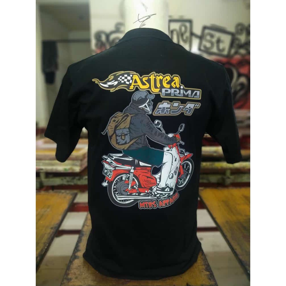 Jual Kaos Honda Astrea Prima Kaos Honda Gank Baju Motor Pria S M L Xl