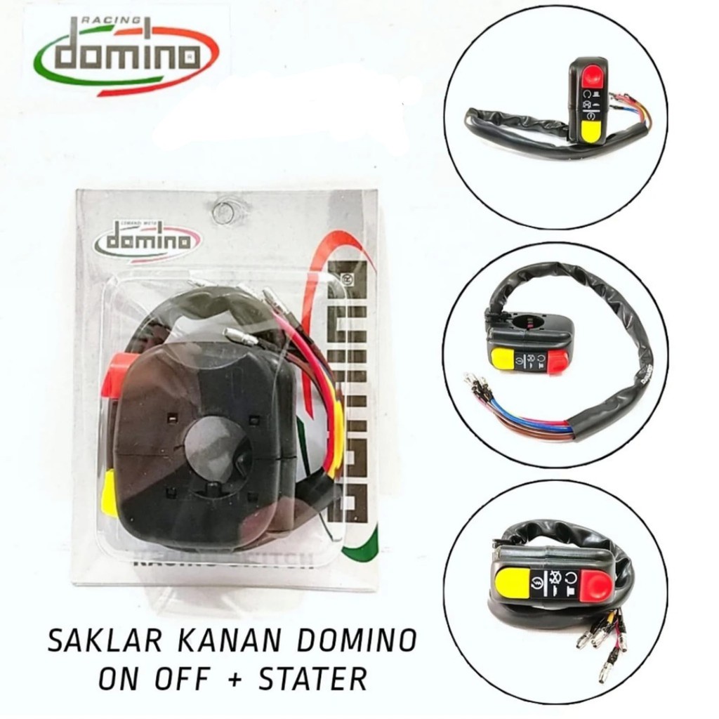 Saklar Domino Kanan/kiri bisa On Off &amp; Stater Saklar Universal