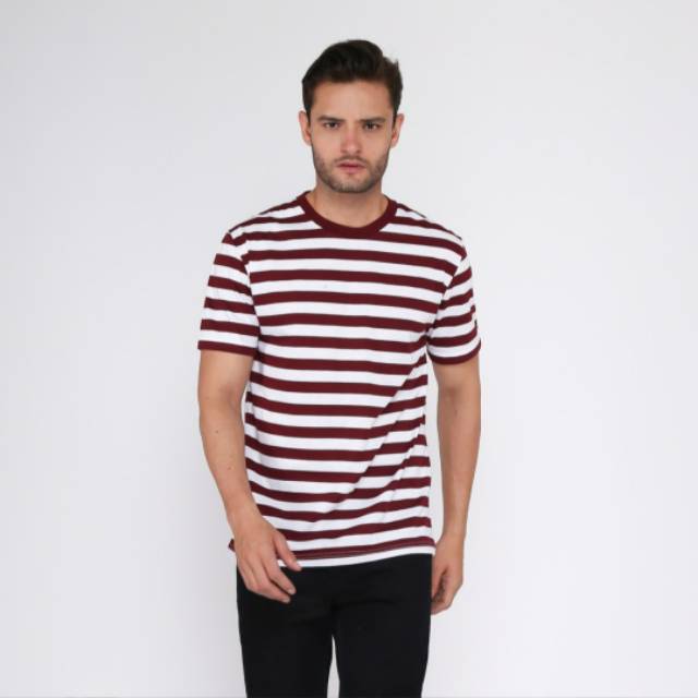 Kaos stripe / Kaos Salur / Kaos Belang / Basic stripe premium