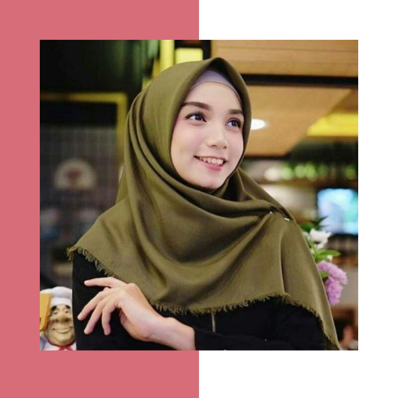 SAUDIA JILBAB SEGI EMPAT RAWIS 110 X 110