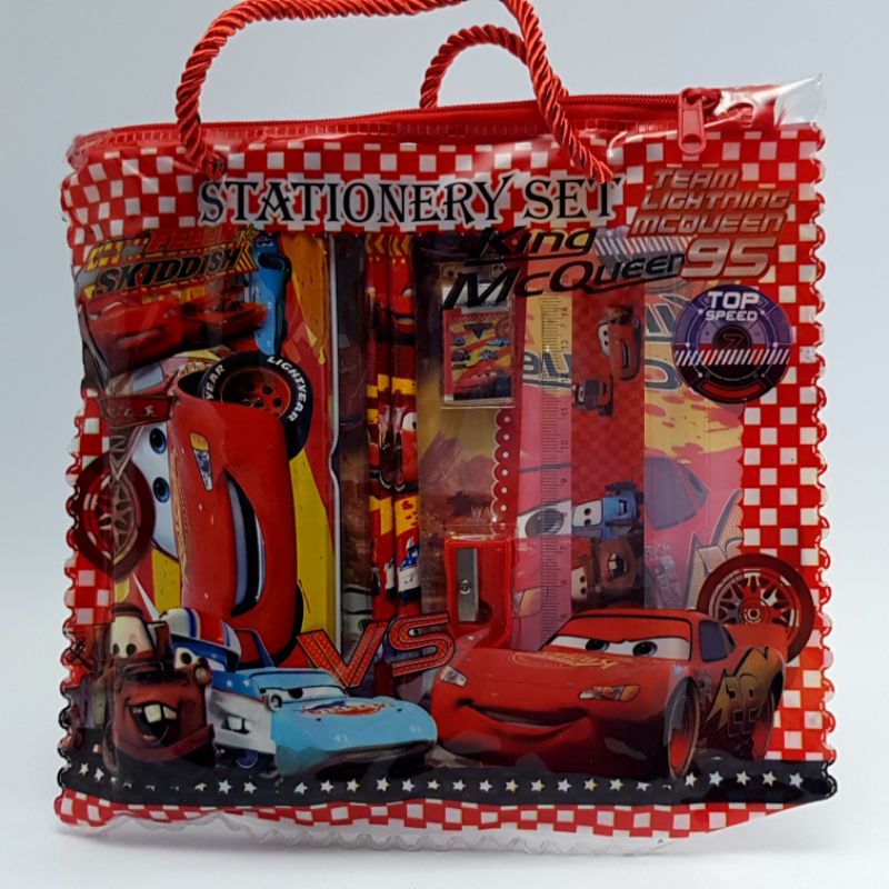 Study Set / Paket Alat Tulis Set Cars 8805