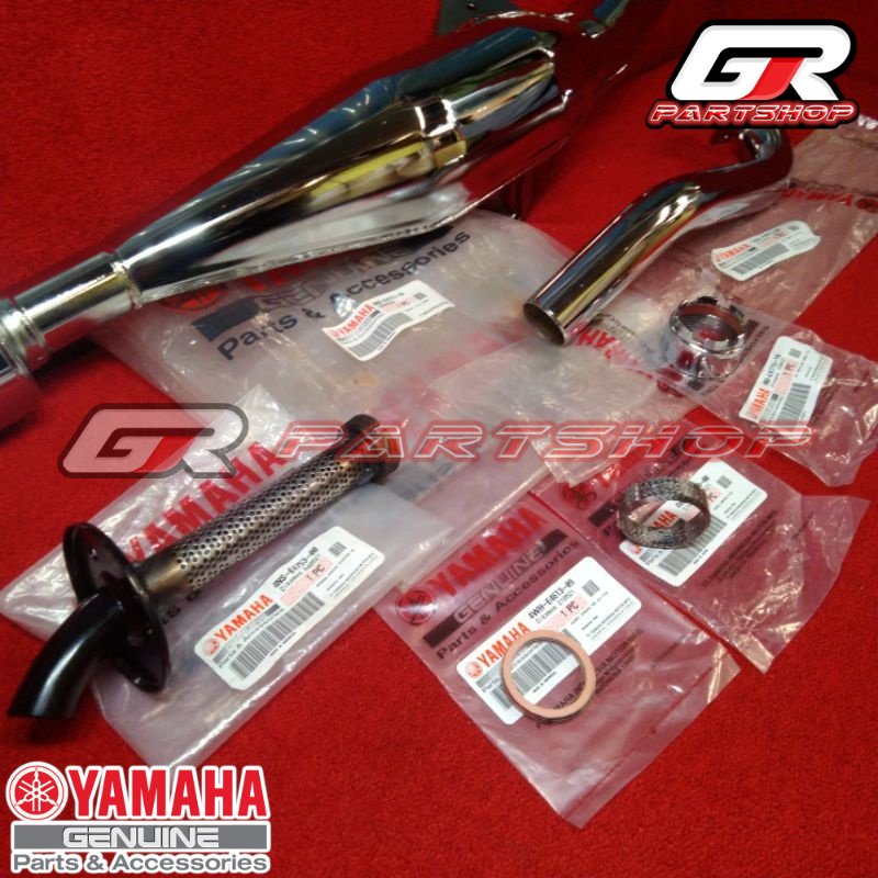 paket knalpot fullset f1zr ori ygp fizr fiz f1z r muffler mufler exhaust exhoust kenalpot silencer