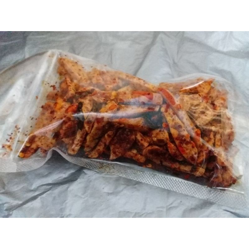 Basreng Baso Goreng Extra pedas Daun jeruk Netto 100 gram