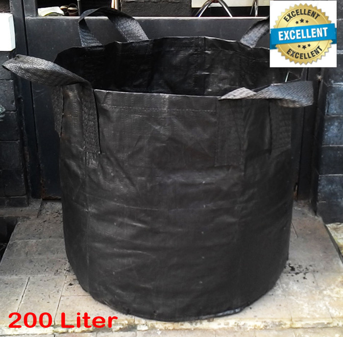 Planter Bag 200 Liter - Hitam