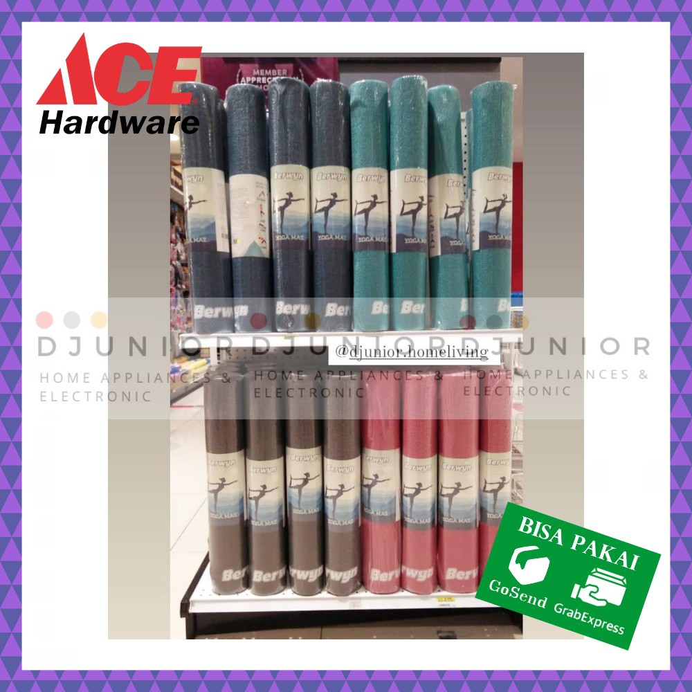 ACE BERWYN MATRAS YOGA / MATRAS SENAM SINGLE LAYER PVC MATRAS ANTI SLIP