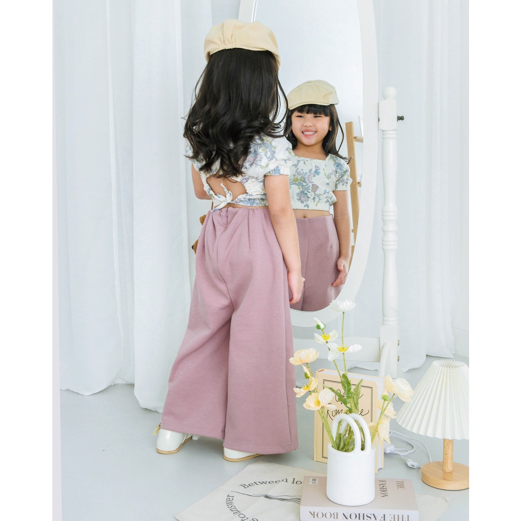 GEDALIA CULOTTE | Celana Kulot anak scuba | Kulot anak perempuan cewek | Kulot anak polos tebal