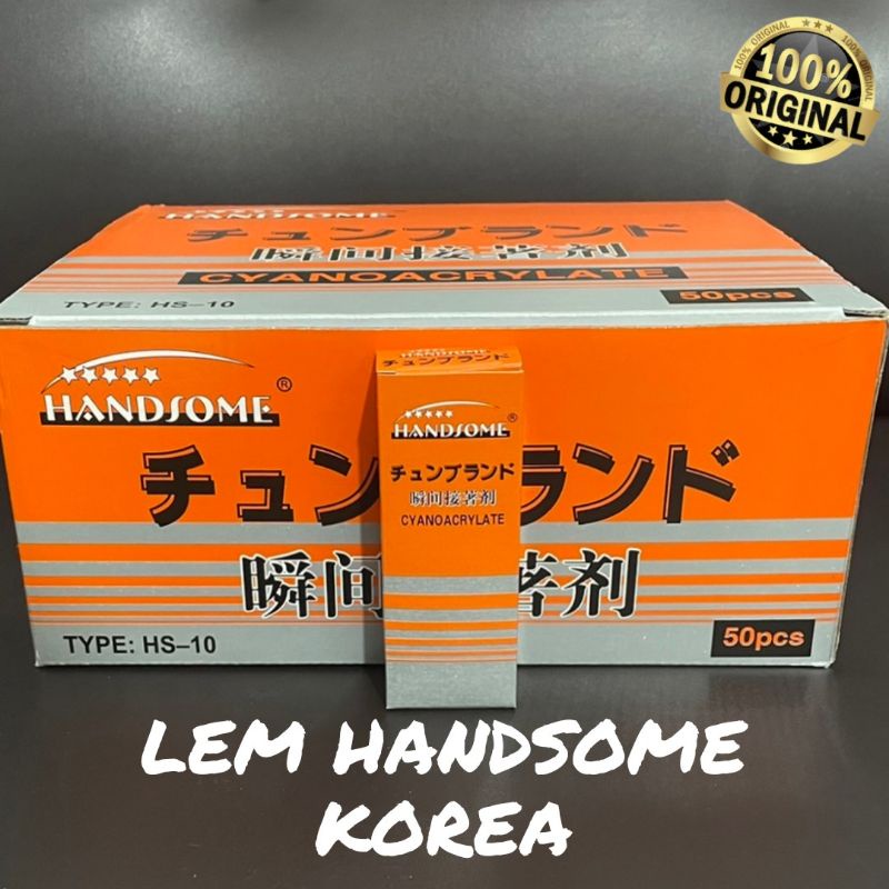 

Lem Cair HANDSOME / Lem Korea / HS-10 / Lem Multifungsi super lengket
