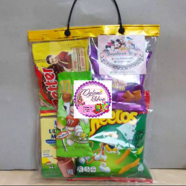 

Paket Snack Ultah / Snack Ulang Tahun / Paket Bingkisan Snack