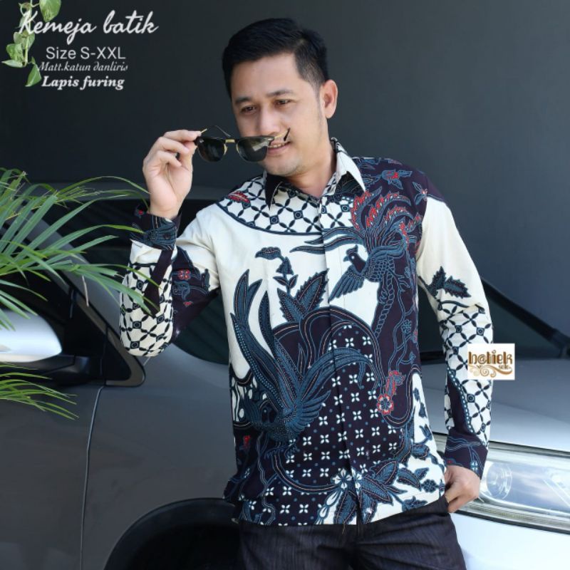 KEMEJA BATIK UNIK LENGAN PANJANG