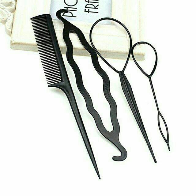 Magic topsy tail hair tools set ponytail maker/ alat styling rambut
