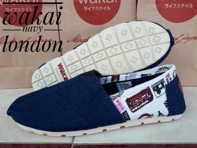 Wakai Sepatu loafer slip on pria wanita GRADE ORI