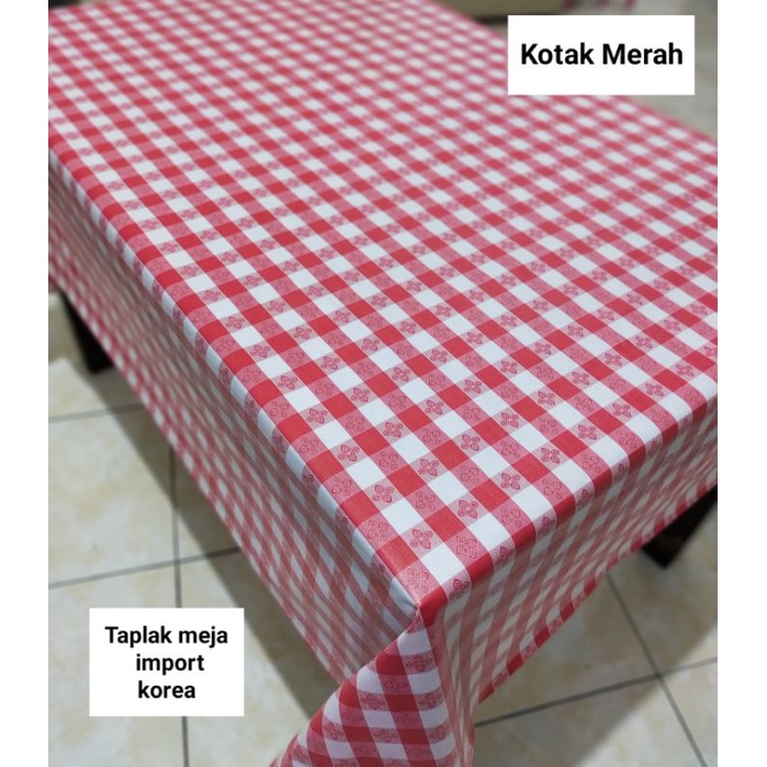 Taplak meja Meteran Korea import nonwoven lebar 137cm dijual per 100cm