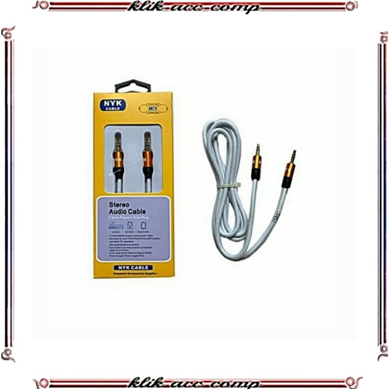 kabel jack audio 1,5M 1 - 1 jack 3,5 to jack 3,5 NYK