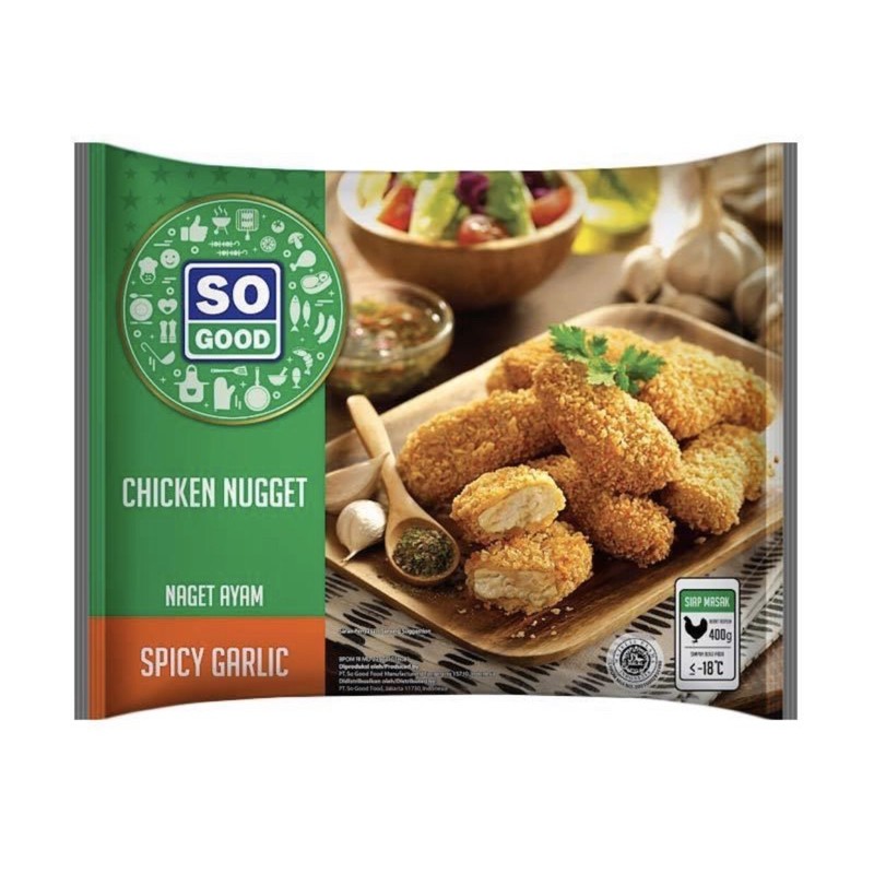 

So Good Chicken Nugget Spicy Garlic [400 g]