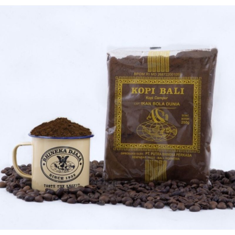 

Kopi Bali Cap Ikan Bola Dunia 250 Gram