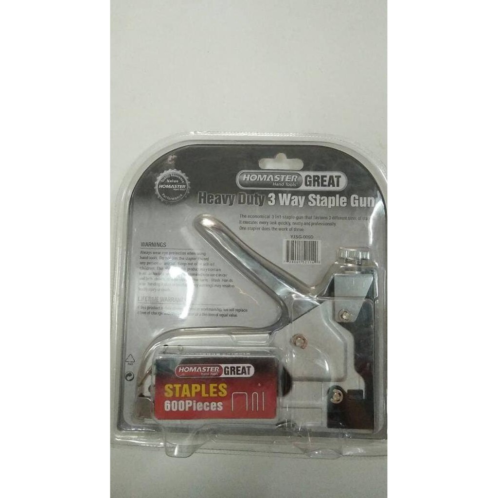 

Hot Produk Staples Tembak Homaster / Steples Tembak / Staple Gun Bonus Isi 600Pcs Berkualitas