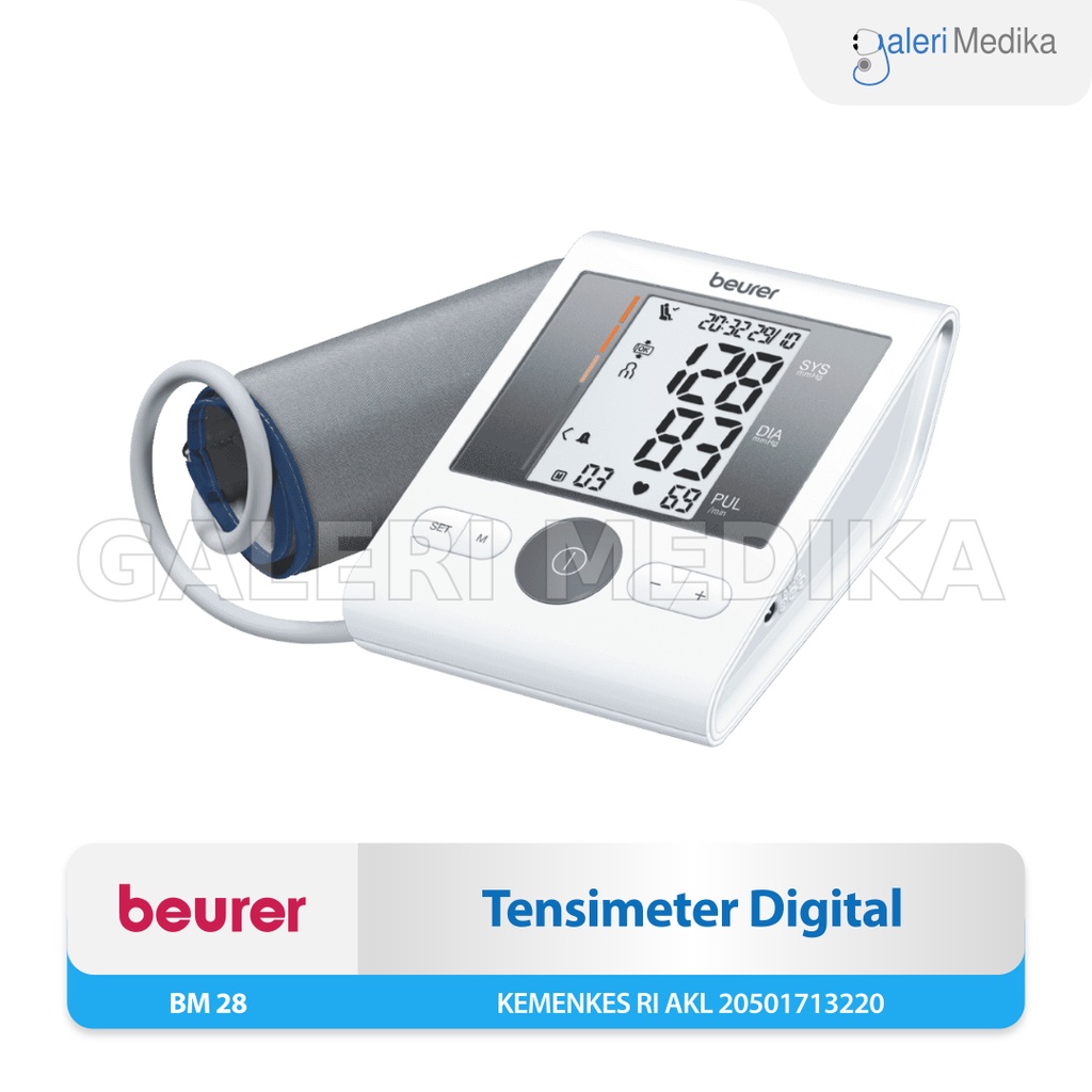 Beurer BM28 / BM 28 / BM-28 - Tensimeter Digital Lengan + Adaptor