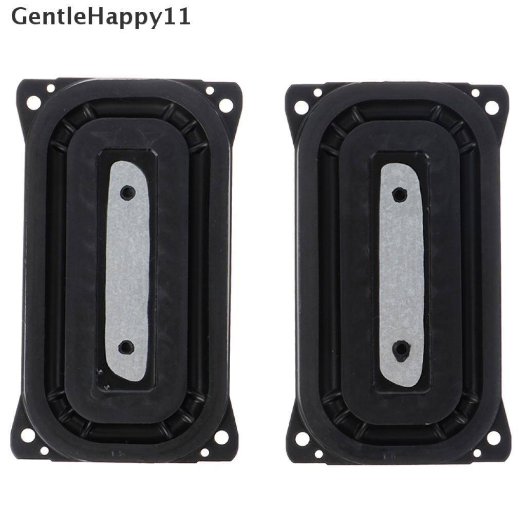 Gentlehappy 2Pcs Bass Diafragma Speaker Radiator Pasif Getar Aksesoris Untuk Audio DIY