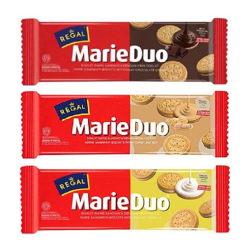 

Regal Marie Duo 1bag isi 12pcs @20gram - All Varian [GOJEK/GRAB]