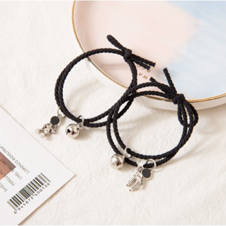 2Pcs Gelang Tali Karet Magnetik Desain Astronot Cinnamoroll Isi 1 Pasang Untuk Pria Dan Wanita-9#2 buah