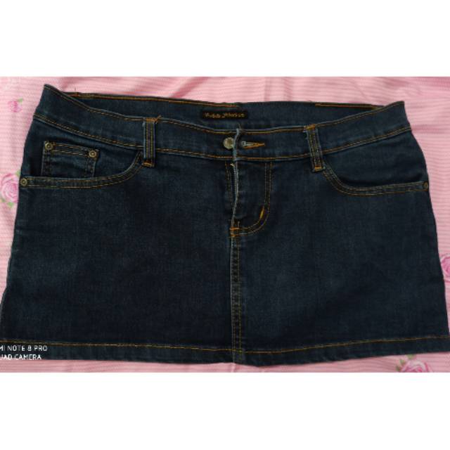 Preloved Rok Mini Wanita Nudie Jeans