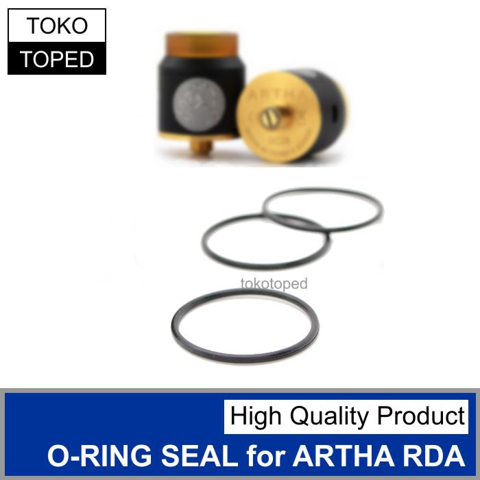 Black O-Ring Seal for ARTHA RDA | 24mm | 24 karet silikon silicon