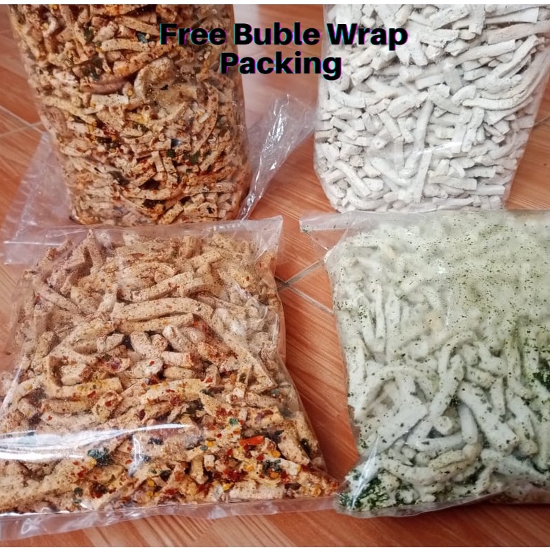 KACIDA - Basreng Daun Jeruk Original Jajanan Bandung Enak Gurih/ Basreng Pedas kemasan pouch-3