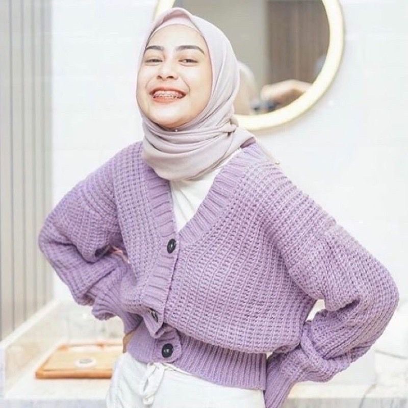 ELLENA BASIC OUTWEAR / 7get rajut wanita murah / cardy rajut wanita