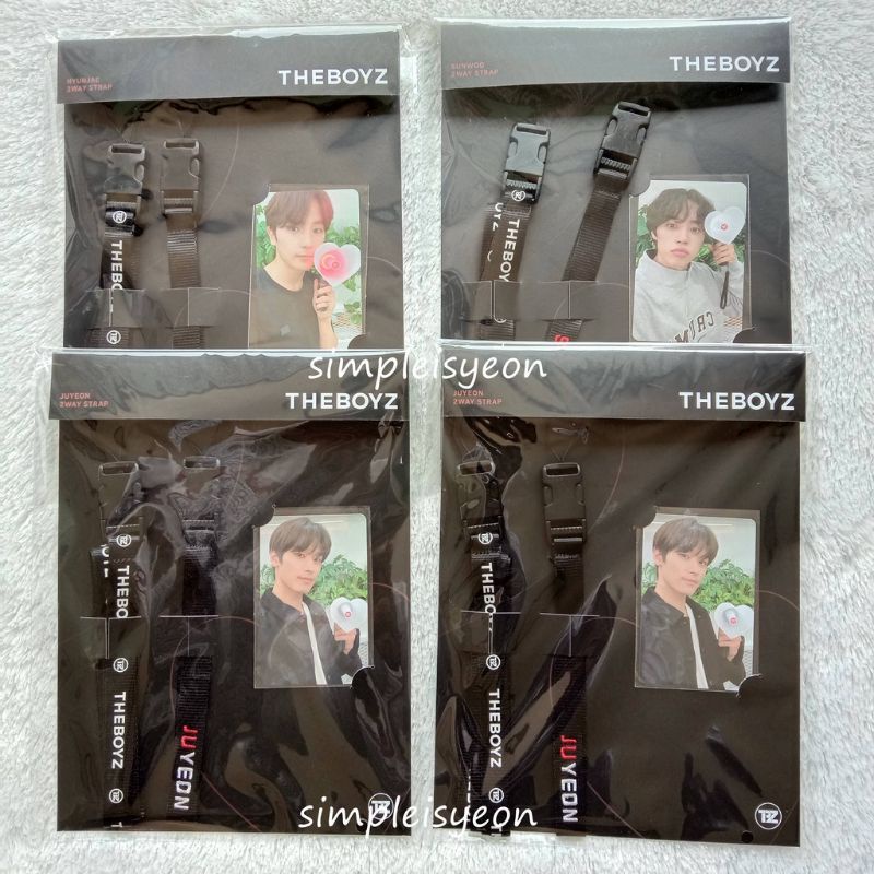 The Boyz Photocard Pouch & Strap Lightstick PC - Juyeon Sangyeon