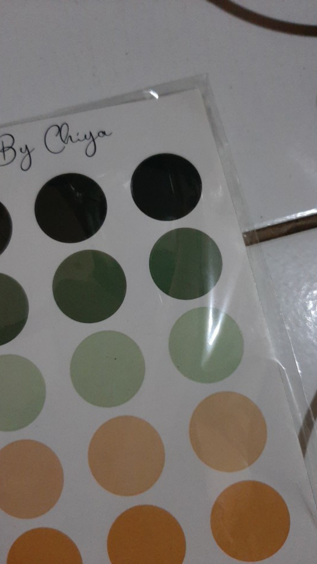 Sticker Bentuk Hati Heart Sticker