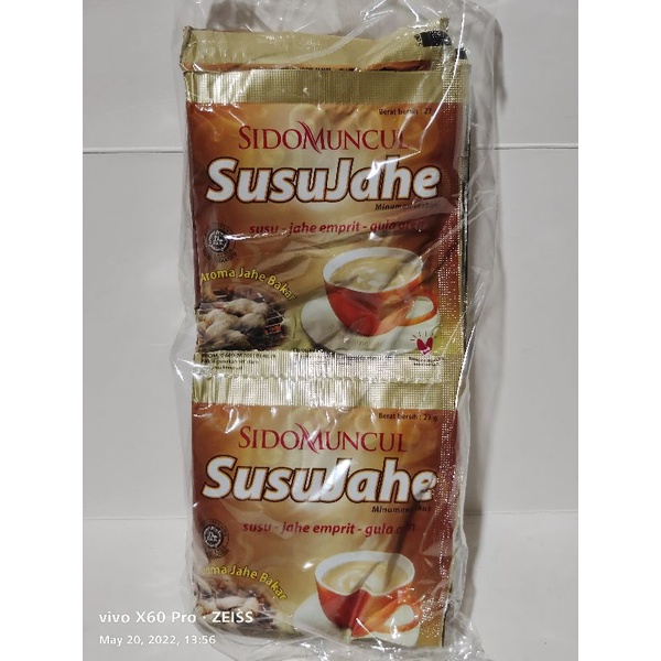 

Susu Jahe SIDOMUNCUL 1 Renteng @ 10 Sachet