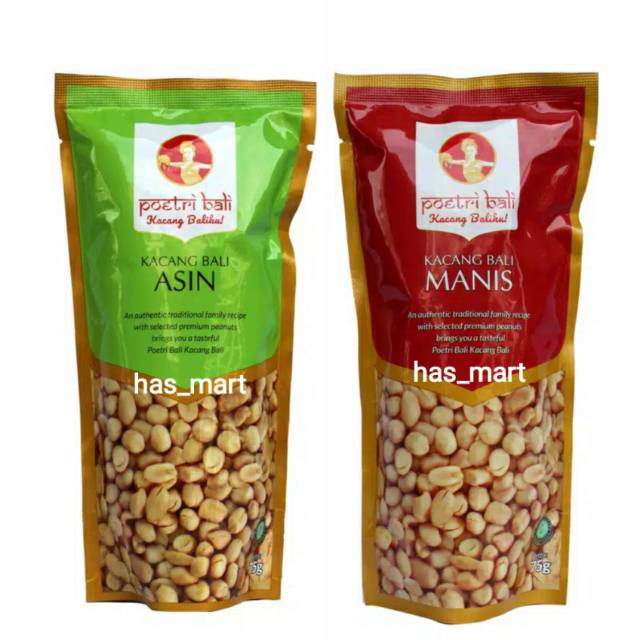 

POETRI BALI kacang bali 75gr manis/asin