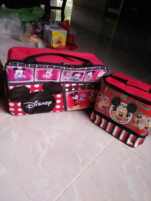 Lunch Bag Double / Cooler Bag / Tas Bekal Penyimpan Makanan