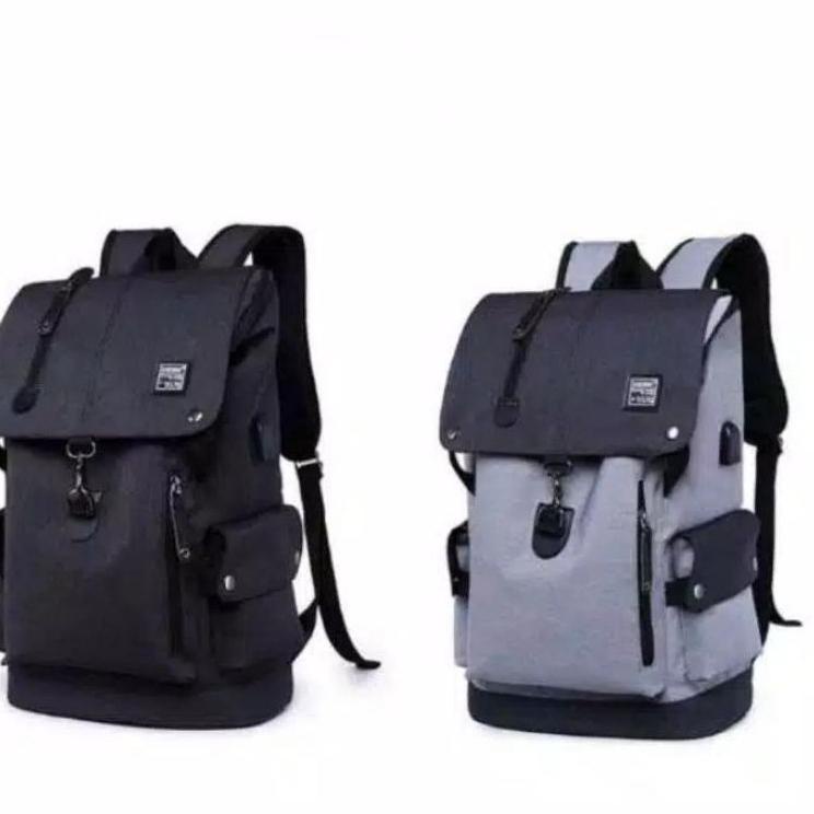 【TOPSELLER】 Tas ransel Pria ,Bomber ZB RDN 069 distro raindoz bandung. bahan kain kanvas waterproof