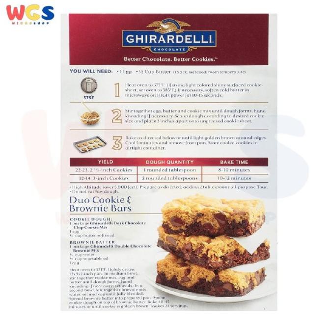 ghirardelli chocolate peanut butter chip cookie mix 1225 oz box cookie mix martins super markets on ghirardelli chocolate chip cookie recipe high altitude