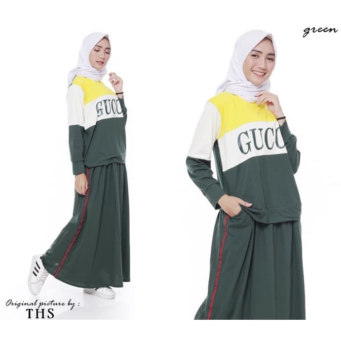 Setelan Wanita Muslim | Gucci Set