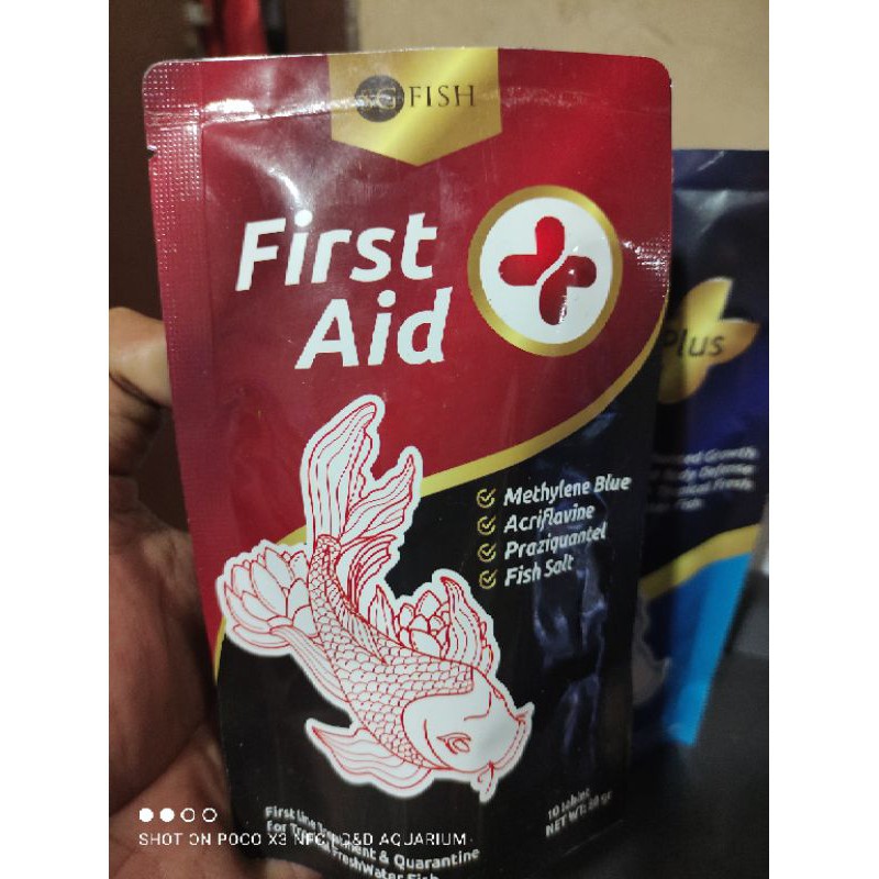 First Aid Plus - Mineral Tablet Plus - Tablet Karantina SG Fish