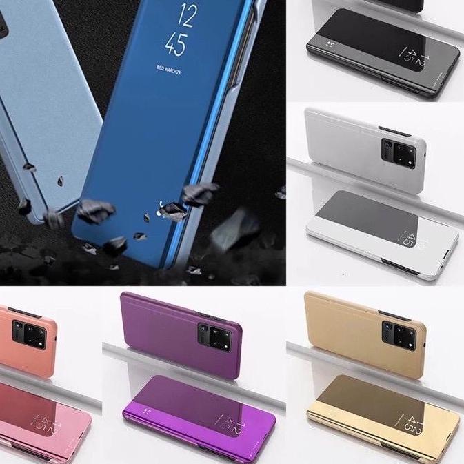 ➵ OPPO RENO 4 RENO 4F RENO 4 PRO RENO 5 RENO 5F RENO 6 4G RENO 6 5G Flip Cover Mirror Stand Case S-V