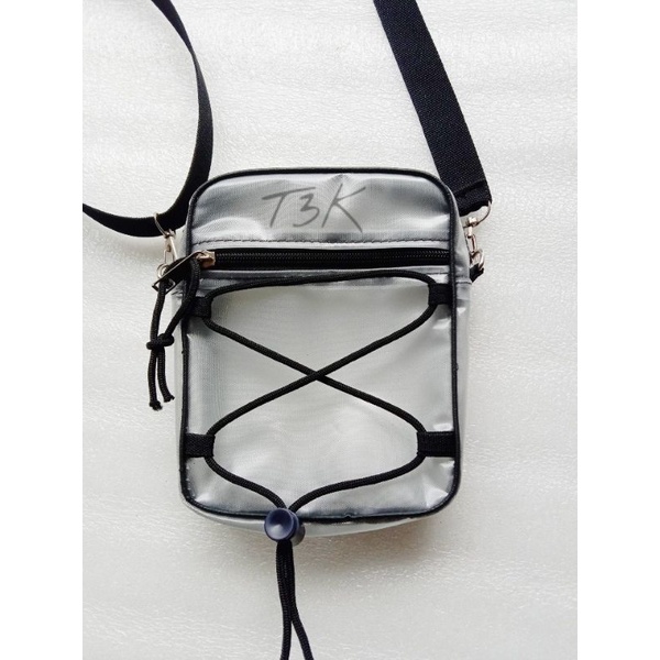 Sling bag transparent tas selempang transparant jaling