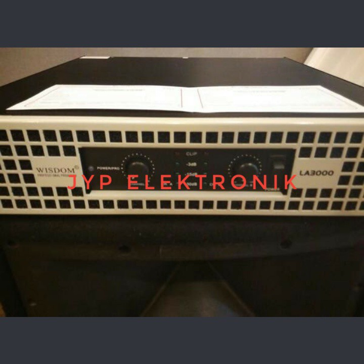 POWER AMPLIFIER WISDOM LA 3000 / LA3000 / LA-3000