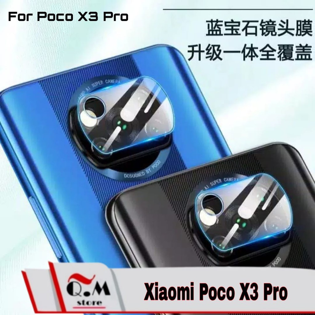 Tempered Glass Camera Xiaomi Redmi Note 11 4G / Note 11s 4G / Poco M4 Pro 4G / Poco M4 Pro 5G / Poco M3 / Poco M3 Pro 5G / Poco X3 GT / Poco F3 / Poco X3 NFC / Poco X3 / Poco X3 Pro Lensa Camera Pelindung Camera Belakang