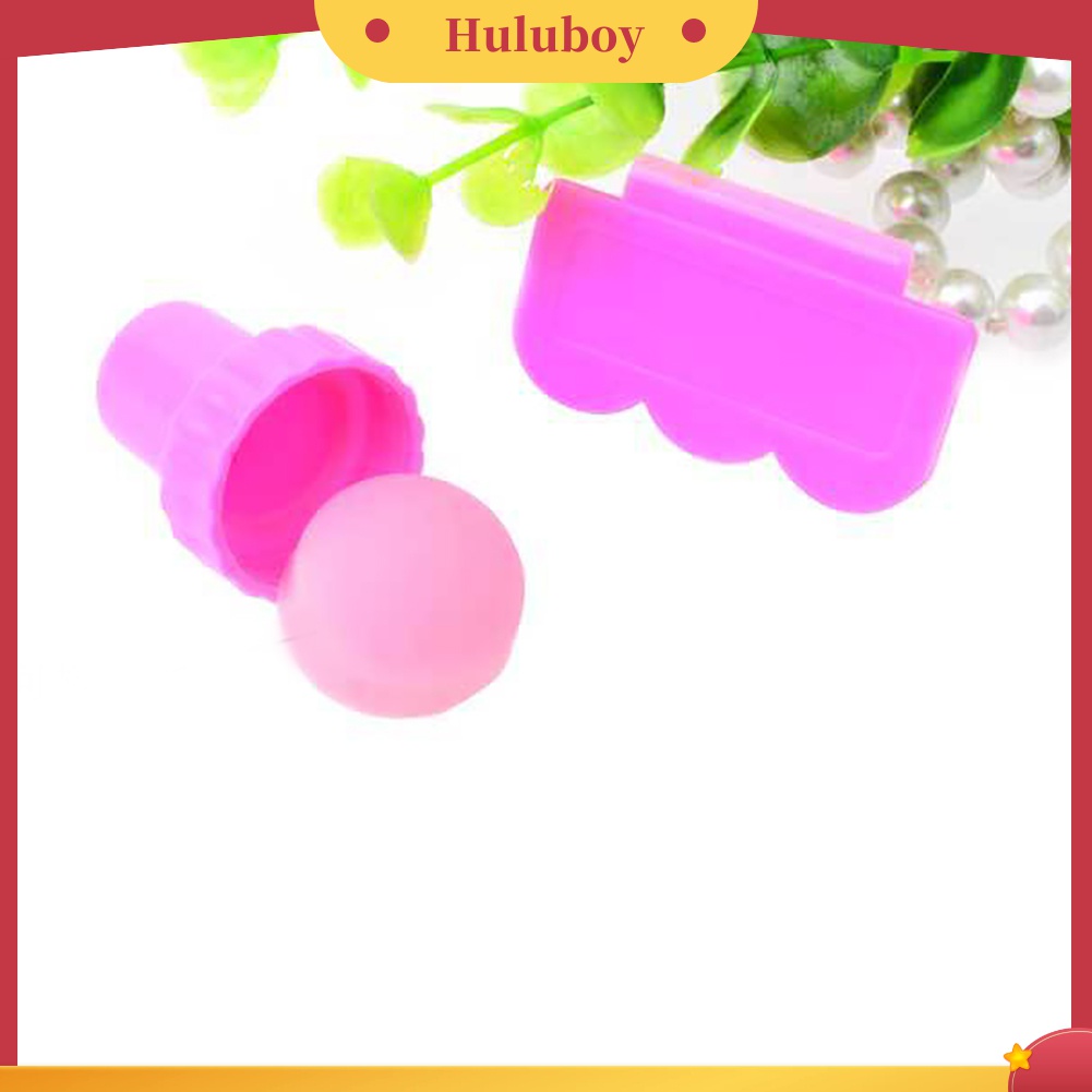Huluboy Huluboy♡ Set Alat Stamp / Cap / Scraper Untuk Dekorasi Manicure DIY